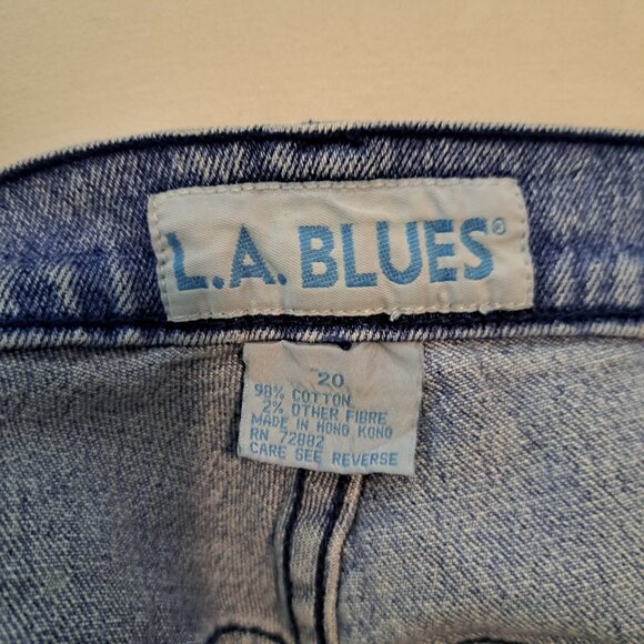 Vintage‎ L.A. Blues Women's Relaxed Fit High-Rise Jeans Size 20 Blue “Mom Jeans” - Picture 7 of 12